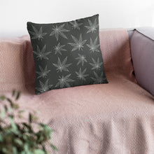Load image into Gallery viewer, Pot Leaf Pattern Pillow