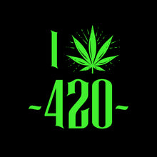 Load image into Gallery viewer, I Heart 420 Unisex District Re-Fleece Hoodie