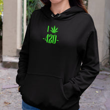 Load image into Gallery viewer, I Heart 420 Unisex District Re-Fleece Hoodie