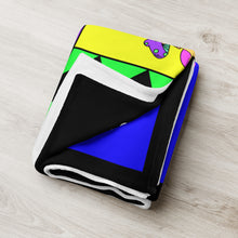 Load image into Gallery viewer, Psychedelic Pop Art Print Throw Blanket 60" x 80"