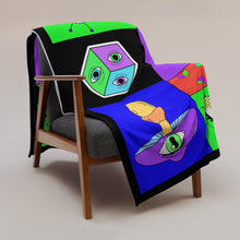 Load image into Gallery viewer, Psychedelic Pop Art Print Throw Blanket 60" x 80"
