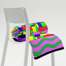 Load image into Gallery viewer, Psychedelic Floating Cats Throw Blanket 60" x 80"