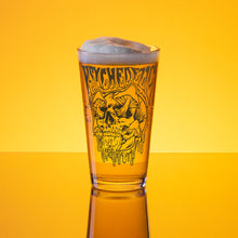 Load image into Gallery viewer, Psychedelic Mushroom Skull Shaker Pint Glass