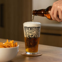 Load image into Gallery viewer, Psychedelic Mushroom Skull Shaker Pint Glass