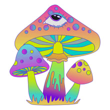 Load image into Gallery viewer, Fluorescent Mushrooms Canvas Unisex Tank