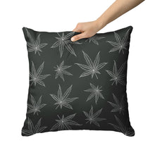 Load image into Gallery viewer, Pot Leaf Pattern Pillow