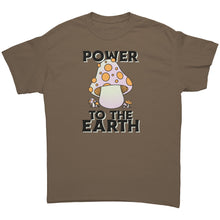 Load image into Gallery viewer, Power To The Earth Mushroom Unisex Gildan T-Shirt
