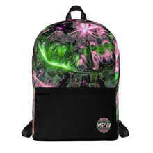 Load image into Gallery viewer, Cosmic Eye Glass Work Energy Swirls Backpack