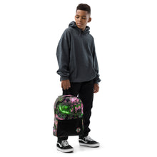 Load image into Gallery viewer, Cosmic Eye Glass Work Energy Swirls Backpack