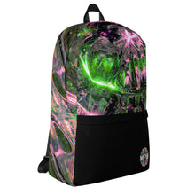 Load image into Gallery viewer, Cosmic Eye Glass Work Energy Swirls Backpack