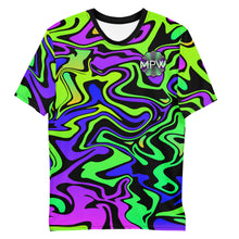 Load image into Gallery viewer, Liquid-Neon With MPW Logo Unisex Crew Neck T-Shirt