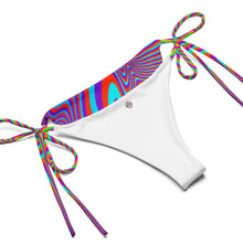 Load image into Gallery viewer, Neo Waves Pattern All-Over Print Recycled String Bikini