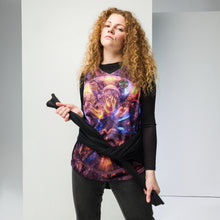 Load image into Gallery viewer, Purple Cosmic Eye Glass Work Recycled Unisex Basketball Jersey