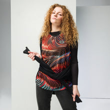 Load image into Gallery viewer, 3D Swirls Waves Recycled Unisex Basketball Jersey