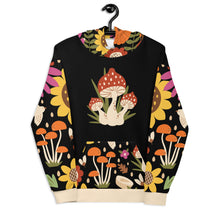 Load image into Gallery viewer, Sunflower Mushroom Pattern With MPW Logo Unisex Hoodie