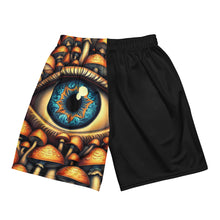 Load image into Gallery viewer, All Seeing Eye With Mushrooms Unisex Mesh Shorts