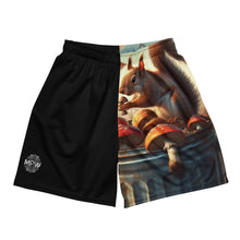 Load image into Gallery viewer, Squirrel Mushrooms and Nuts Unisex Mesh Shorts