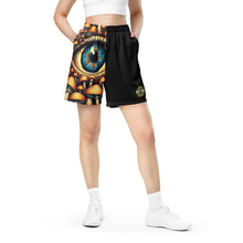 Load image into Gallery viewer, All Seeing Eye With Mushrooms Unisex Mesh Shorts