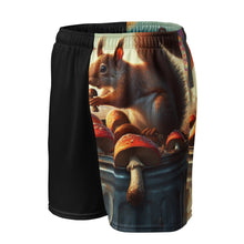 Load image into Gallery viewer, Squirrel Mushrooms and Nuts Unisex Mesh Shorts