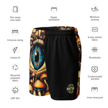 Load image into Gallery viewer, All Seeing Eye With Mushrooms Unisex Mesh Shorts