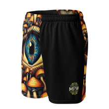 Load image into Gallery viewer, All Seeing Eye With Mushrooms Unisex Mesh Shorts