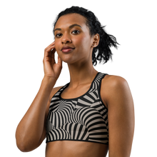 Load image into Gallery viewer, Hypnotic Tunnels Sports Bra