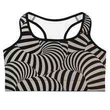 Load image into Gallery viewer, Hypnotic Tunnels Sports Bra
