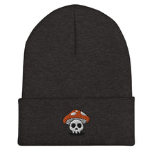 Load image into Gallery viewer, Mushroom Skull Cuffed Beanie