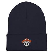 Load image into Gallery viewer, Mushroom Skull Cuffed Beanie