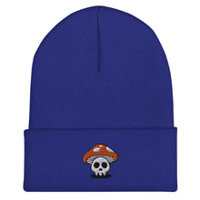 Load image into Gallery viewer, Mushroom Skull Cuffed Beanie