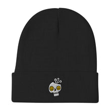 Load image into Gallery viewer, Mushroom Brains Skeleton Embroidered Beanie