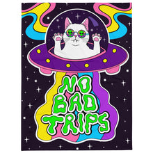 Load image into Gallery viewer, No Bad Trips Throw Blanket 60" x 80"