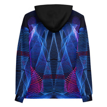 Load image into Gallery viewer, Neon Electro Waves Unisex Hoodie