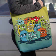 Load image into Gallery viewer, Monster Doodle Tote Bag