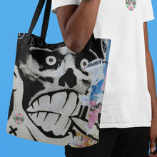 Load image into Gallery viewer, Hallucinogenic Trip Skull Tote Bag