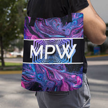 Load image into Gallery viewer, Split Marble Wash Tote Bag