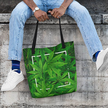 Load image into Gallery viewer, Pot Leaf Framed Tote bag