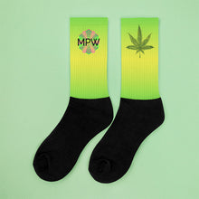 Load image into Gallery viewer, Fluorescent Pot Leaf Unisex Socks