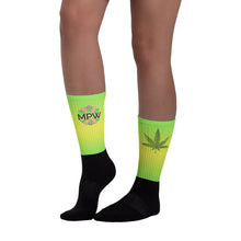 Load image into Gallery viewer, Fluorescent Pot Leaf Unisex Socks