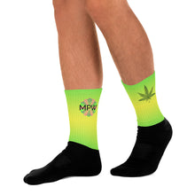 Load image into Gallery viewer, Fluorescent Pot Leaf Unisex Socks