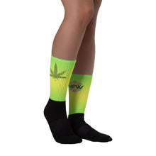 Load image into Gallery viewer, Fluorescent Pot Leaf Unisex Socks