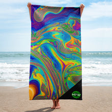 Load image into Gallery viewer, Technicolor Marble Wash Towel