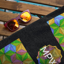 Load image into Gallery viewer, Triangular Pattern Kaleidoscope Towel