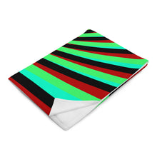 Load image into Gallery viewer, Spiral Glitch Wave Throw Blanket 50" x 60"