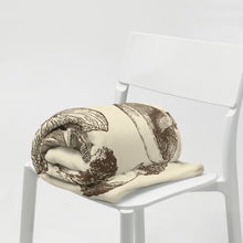 Load image into Gallery viewer, Vintage Wild Mushrooms Throw Blanket 50" x 60"