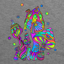 Load image into Gallery viewer, Iridescent Mushroom Magic Canvas Unisex Tank