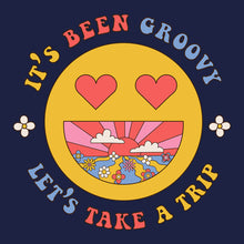 Load image into Gallery viewer, It's Been Groovy Let's Take A Trip Smiley Unisex Gildan Long Sleeve Shirt