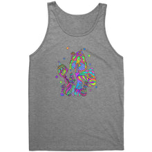 Load image into Gallery viewer, Iridescent Mushroom Magic Canvas Unisex Tank