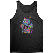 Load image into Gallery viewer, Iridescent Mushroom Groove Canvas Unisex Tank