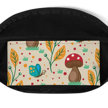 Load image into Gallery viewer, Mushroom Doodle Pattern Fanny Pack